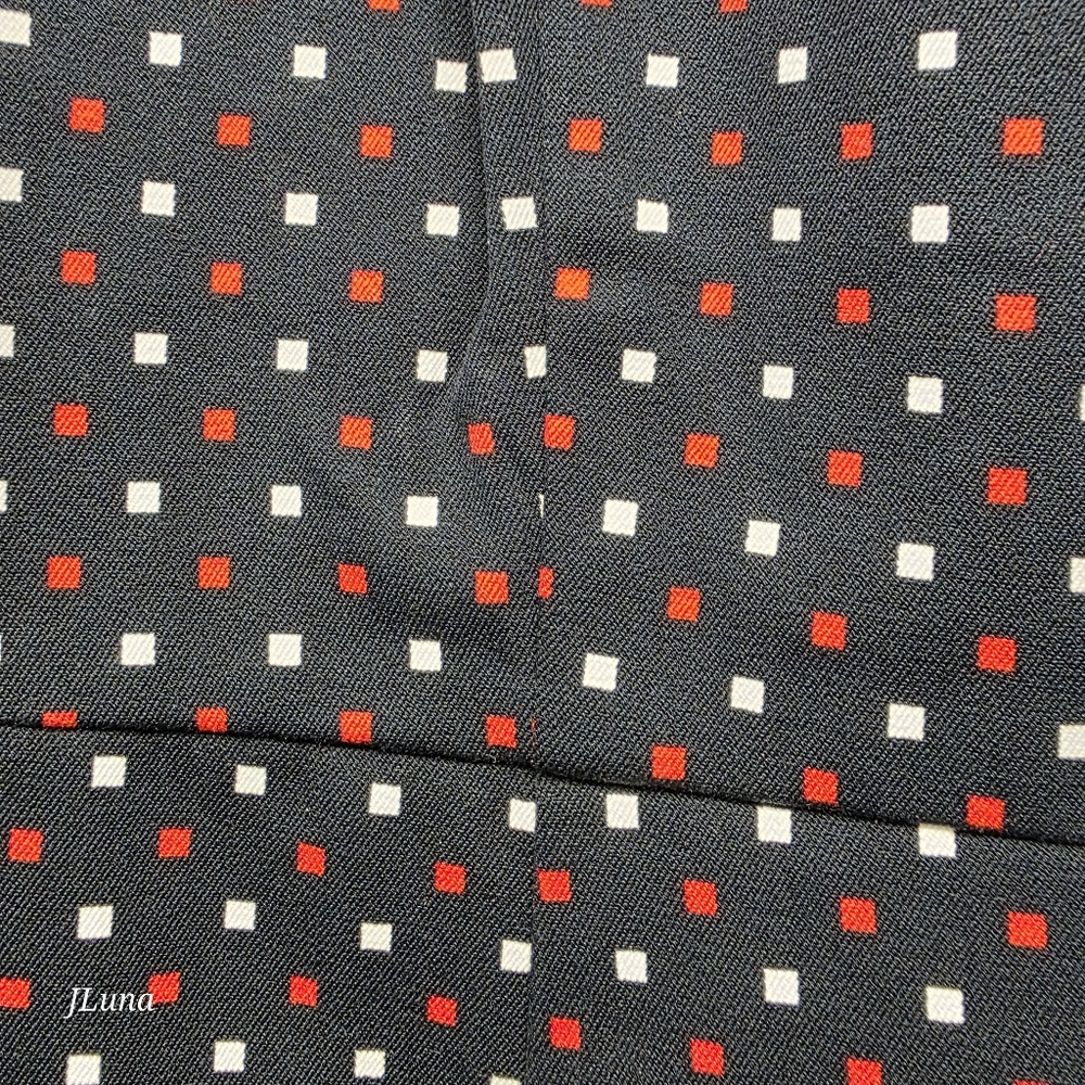Tommy Hilfiger Womens Sheath Dress Sleeveless Navy Red White Polka Dots Size 2 - Picture 3 of 11